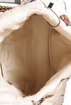 TERRYCLOTH PRINT SMALL PUFFER BAG