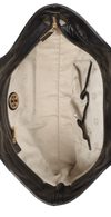 LEATHER BOMBE TOTE