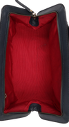 LEATHER TOP HANDLE BAG