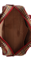 HOUSE CHECK CANVAS PATTERN BAG