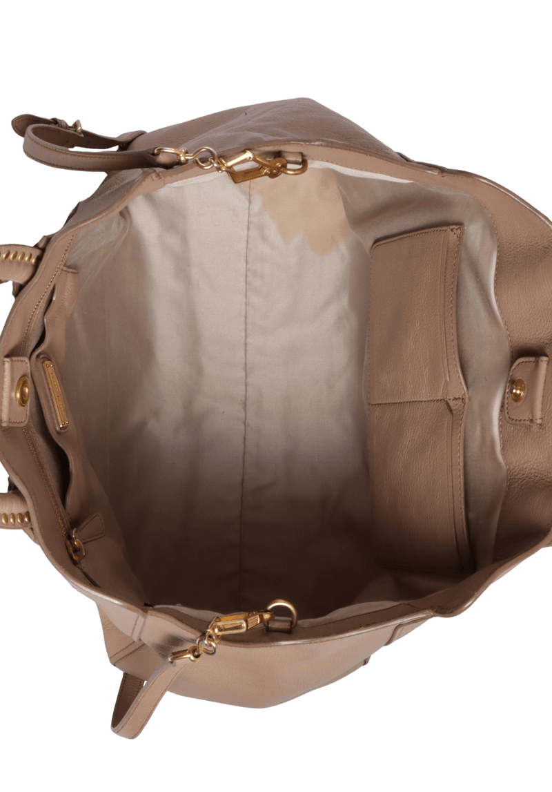 LEATHER SATCHEL BAG