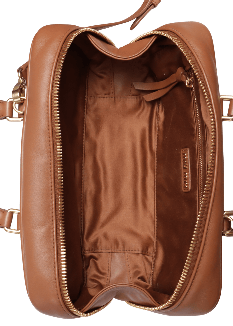 LEATHER ARCADIE HANDLE BAG