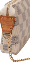 DAMIER AZUR POCHETTE ACCESSOIRES MINI