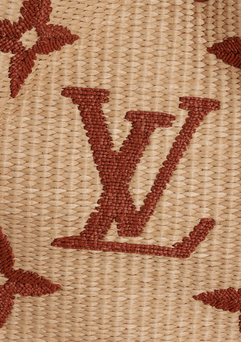 RAFFIA MONOGRAM NÉONOÉ MM