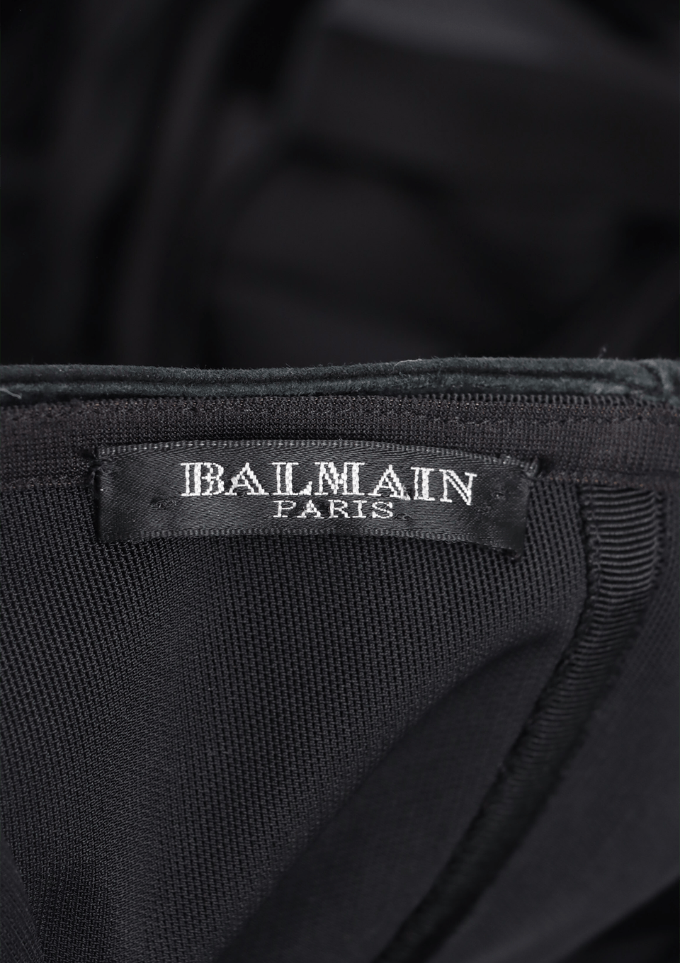 VESTIDO BALMAIN LONG DRESS 40 PRETO ORIGINAL – Gringa