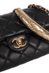 CC QUILTED MINI FLAP BAG