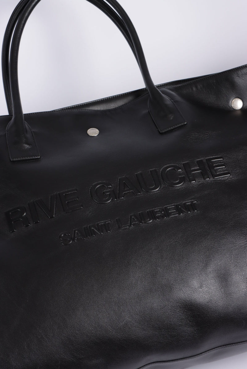 LEATHER RIVE GAUCHE MAXI TOTE