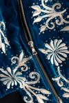 EMBELLISHED VELVET JACKET 50