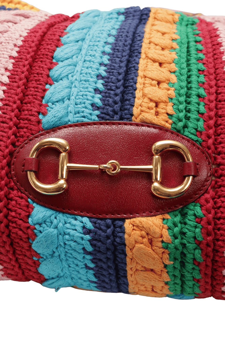BOLSA GUCCI MEDIUM MULTICOLORED 1955 HORSEBIT CROCHET BAG MULTICOR