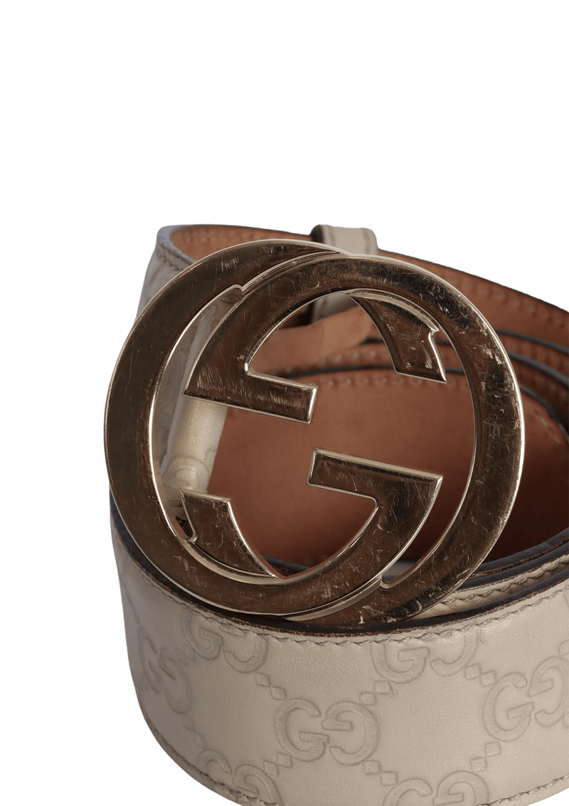 INTERLOCKING G LOGO BELT 85