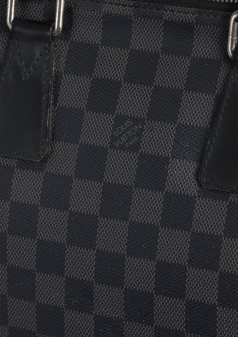 DAMIER GRAPHITE PORTE DOCUMENTS JOUR