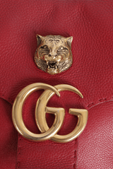 GG MARMONT ANIMALIER SHOULDER BAG