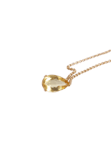 PEAR HELIODOR 18K NECKLACE