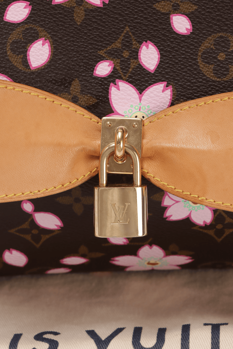 BOLSA LOUIS VUITTON MONOGRAM CHERRY BLOSSOM SAC RETRO MARROM