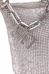 GIA ALLOVER CRYSTAL ZIP BAG