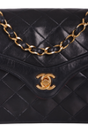 VINTAGE CC QUILTED ENVELOPE FLAP BAG
