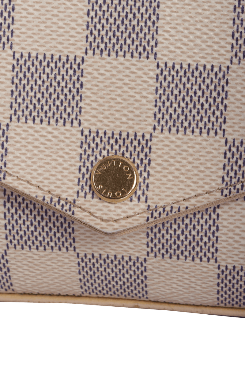 DAMIER AZUR POCHETTE FÉLICIE