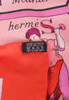 ALPHABET DES METIERS PRINTED SILK SCARF