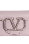 MICRO CRYSTAL EMBELLISHED VLOGO LOCÒ BAG