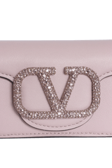 MICRO CRYSTAL EMBELLISHED VLOGO LOCÒ BAG