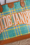 LIMITED EDITION RIO DE JANEIRO RAFFIA TOTE