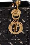 MEDIUM PATENT CANNAGE LADY DIOR