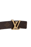 MONOGRAM LV INITIALES REVERSIBLE BELT 85