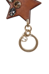 LEATHER STAR KEYCHAIN