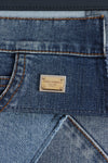 DENIM PATCHWORK MISS SICILY BAG