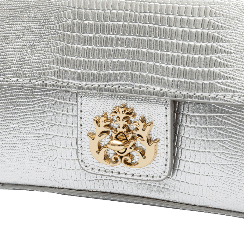 BOLSA ANNE  EM COURO LIZARD