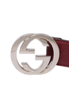 GUCCISSIMA INTERLOCKING G LOGO BELT 85