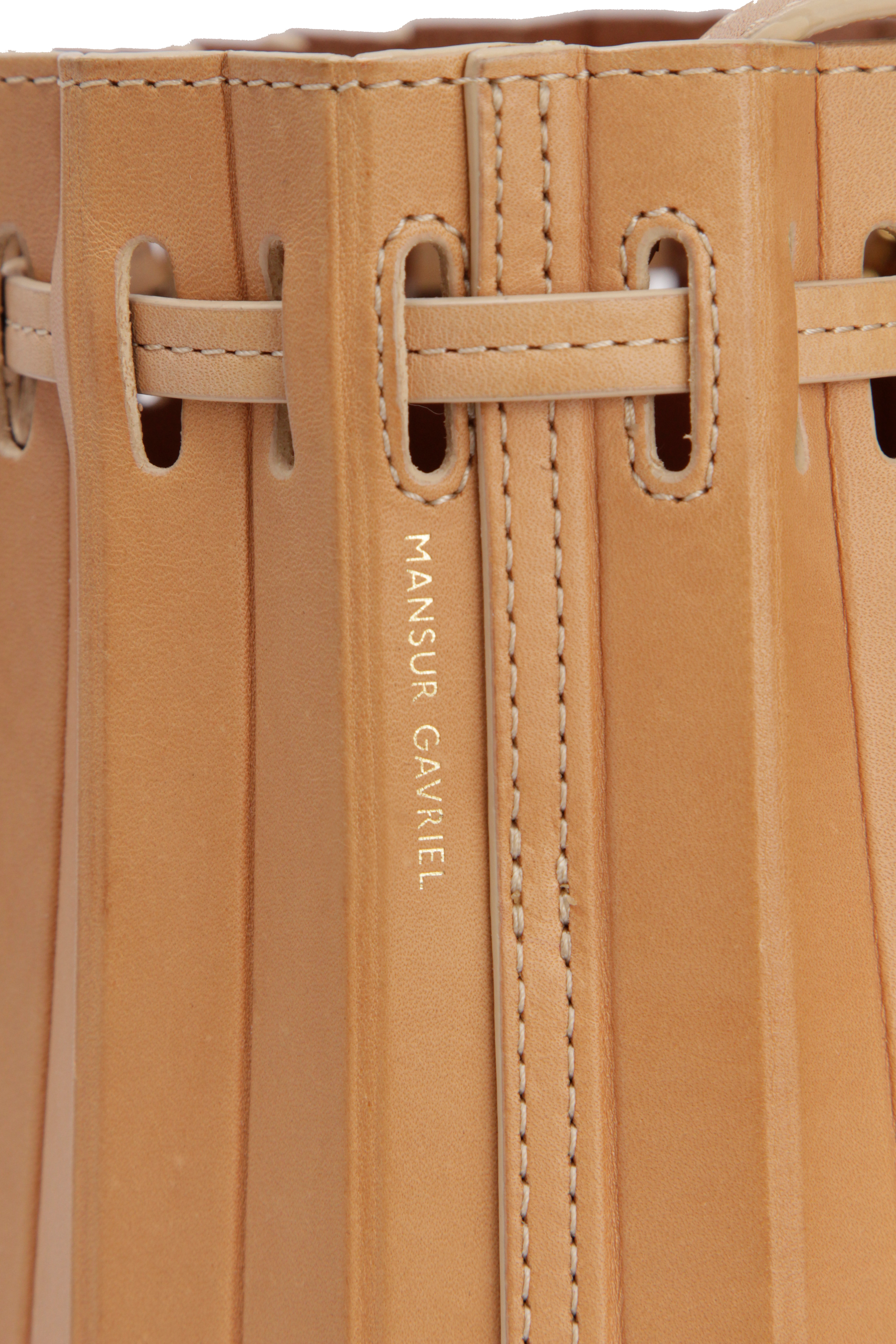 MINI PLEATED BUCKET BAG