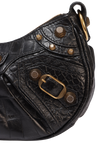 LE CAGOLE XS CROCODILE EMBOSSED