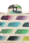 MEDIUM WATERCOLOR COLORAMA FLAP BAG