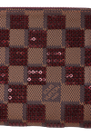 DAMIER PAILLETTES ZIPPY WALLET
