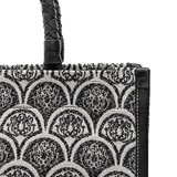 BOLSA MAXI TOTE SIRENA JACQUARD PRETO