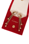 DIAMOND DRAPERIE 18K EARRINGS