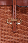 BRAIDED LEATHER BICE TOTE