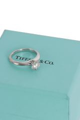 PLATINUM DIAMOND TIFFANY® SETTING ENGAGEMENT RING 0.72CT