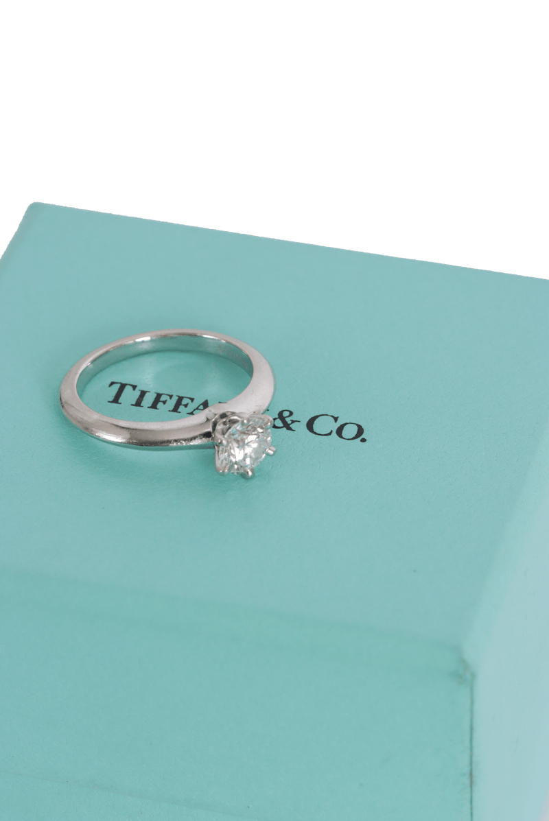 PLATINUM DIAMOND TIFFANY® SETTING ENGAGEMENT RING 0.72CT