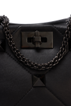 ROMAN STUD TOP HANDLE BAG