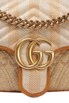 GG MARMONT RAFFIA SMALL BAG