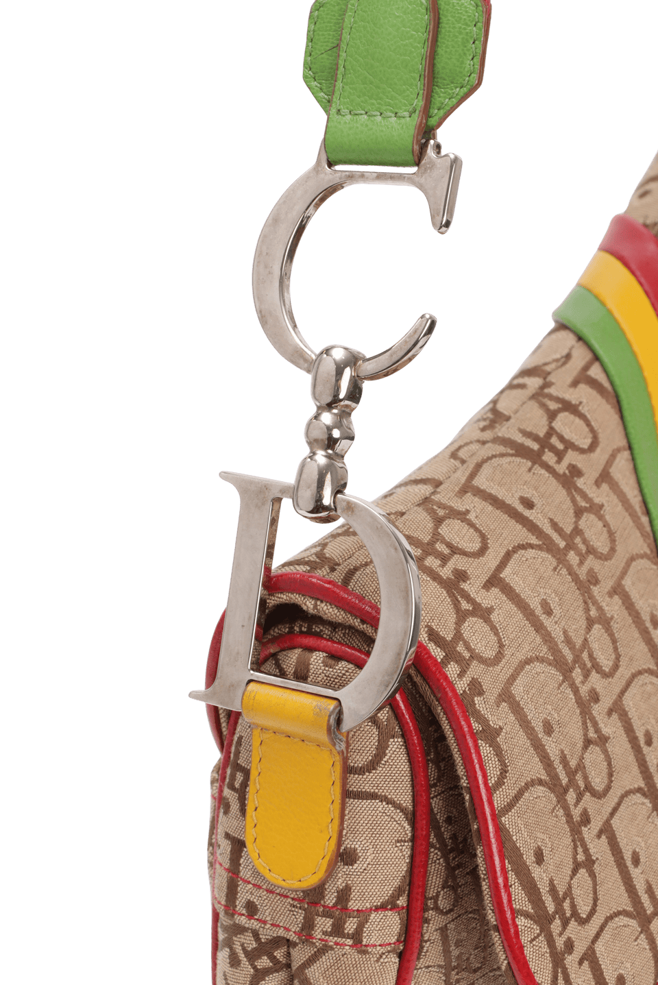 BOLSA CHRISTIAN DIOR LIMITED EDITION DIORISSIMO RASTA SADDLE BAG