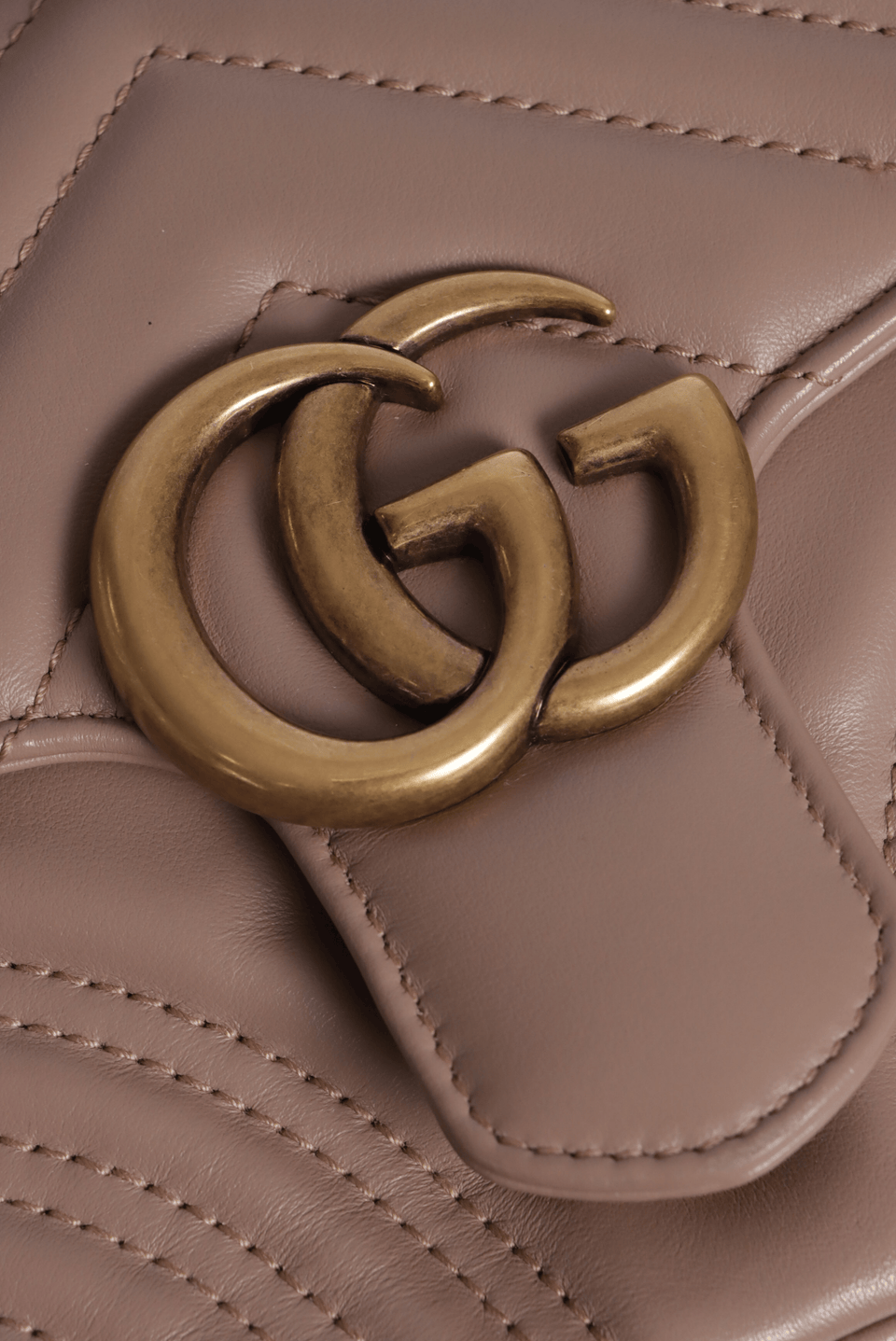 BOLSA GUCCI GG MARMONT MINI TOP HANDLE BAG MARROM ORIGINAL – Gringa