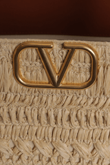 RAFFIA VLOGO TOTE