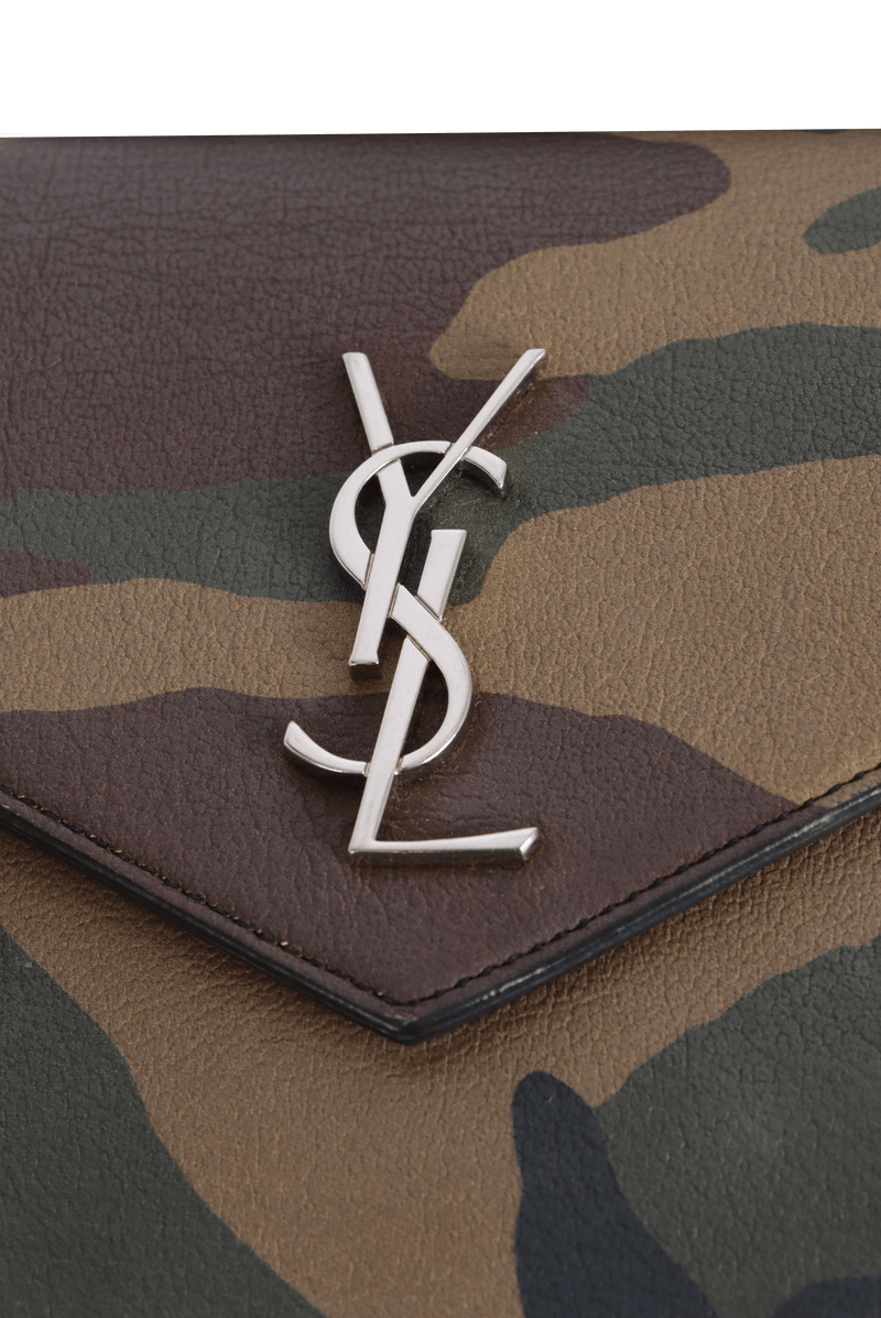 PRINTED MONOGRAM UPTOWN WALLET ON CHAIN