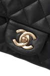 MINI SQUARE CLASSIC SINGLE FLAP LAMBSKIN