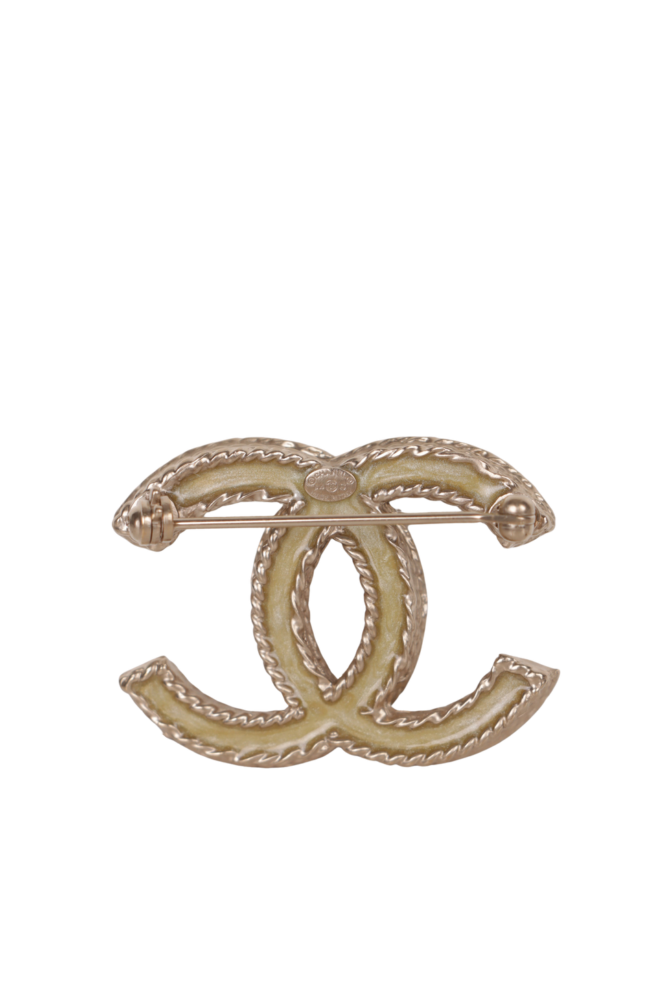 Chanel ブローチ BROCHE CHANEL CC CRYSTAL BROOCH METALIZADO ORIGINAL – Gringa