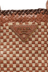 SMALL MADRAS CONVERTIBLE WOVEN BAG