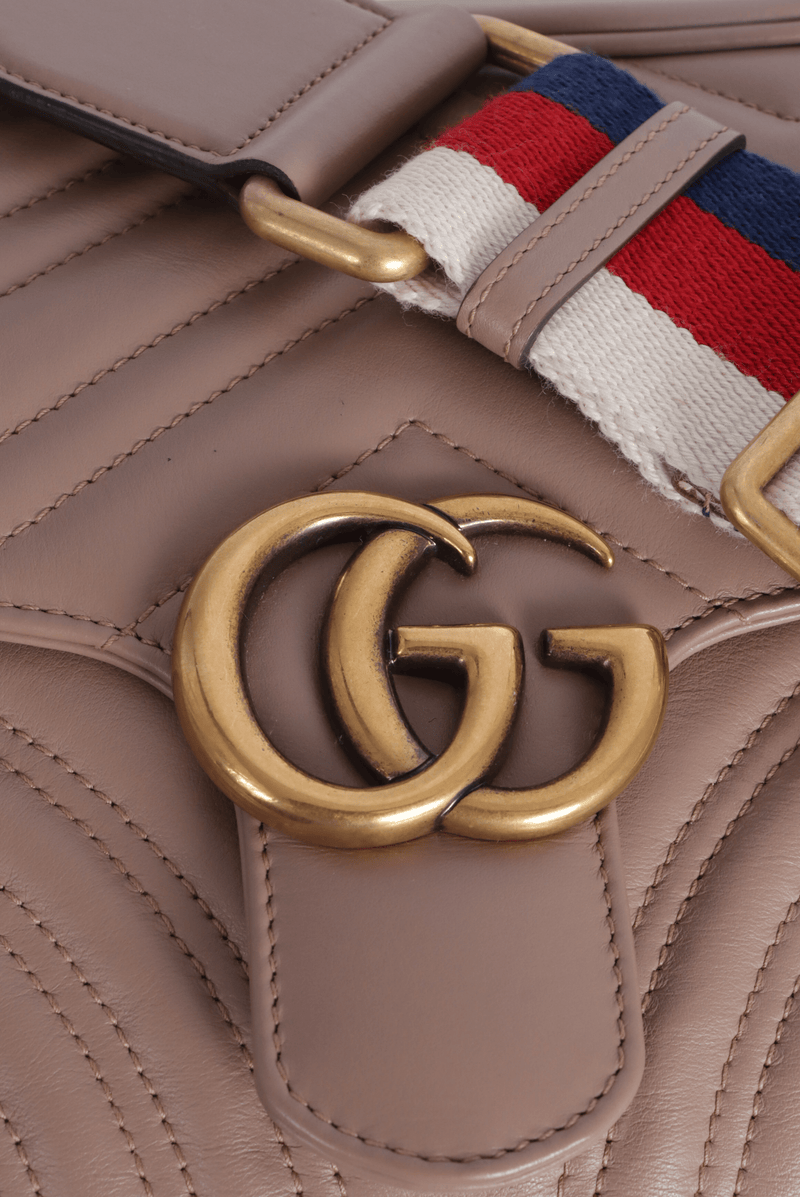 GG MARMONT SMALL TOP HANDLE BAG